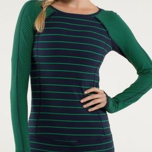 Lululemon long sleeve striped shirt